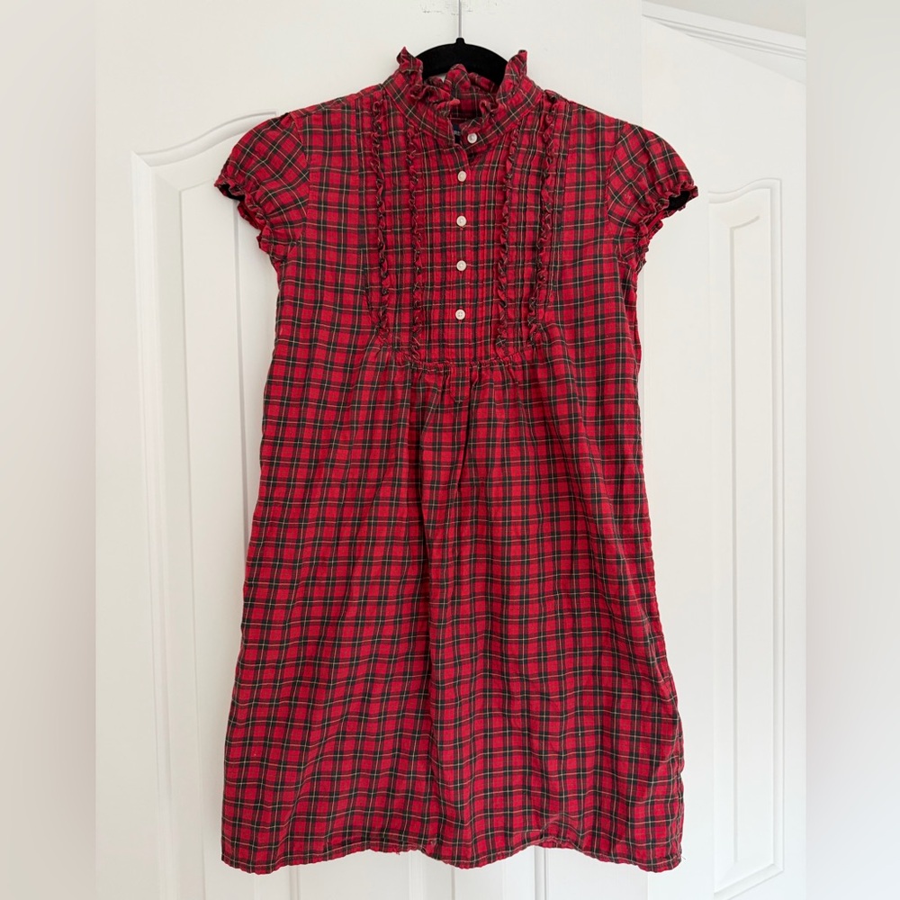 Ralph Lauren Red and Green Plaid Dress